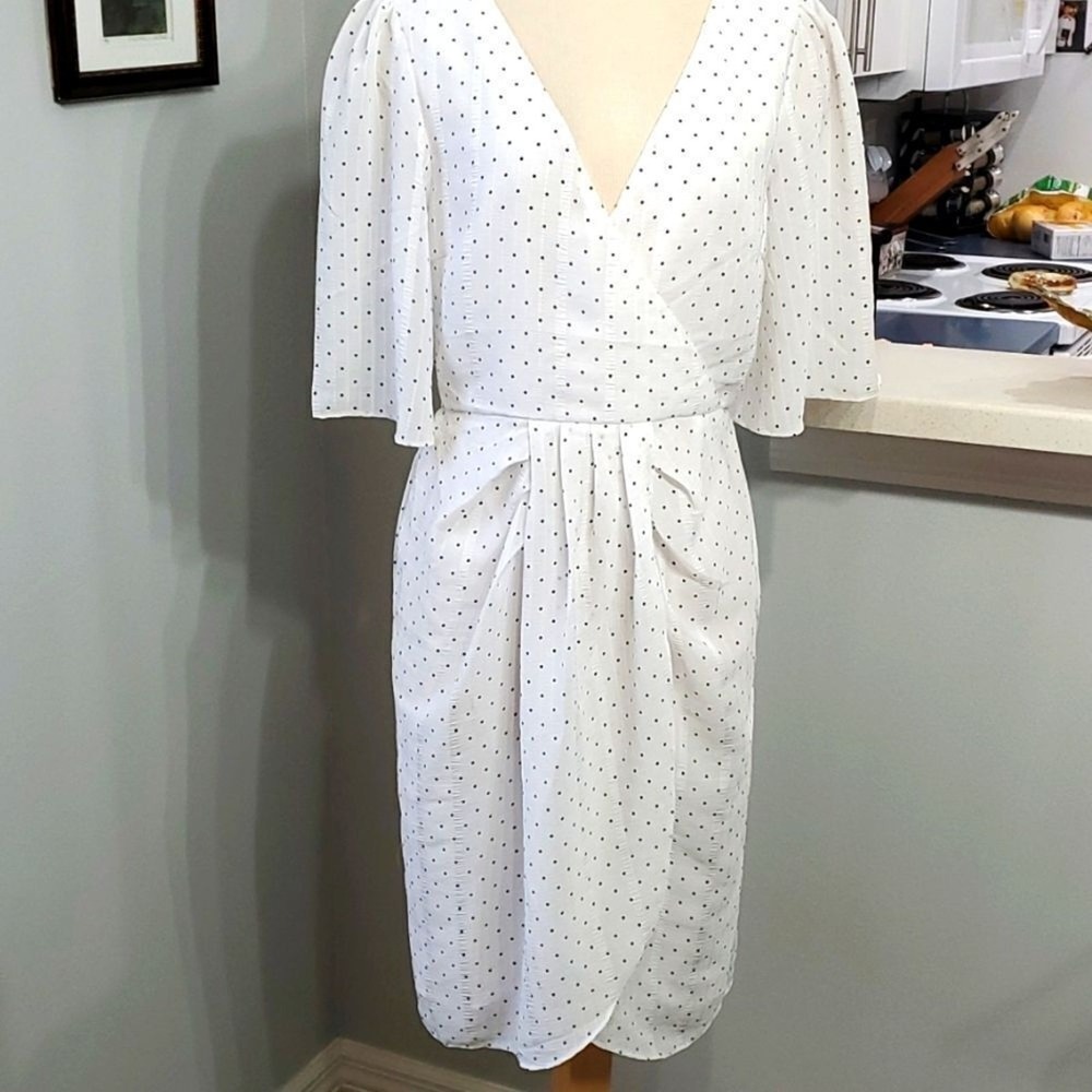 CUPCAKES AND CASHMERE, POLKA DOT DRESS. Vintage Y2K Size medium.